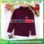 Hot sale babys high neck t shirt kids stripe t shirt wholesale with cheap price