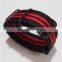 Black Orange Stripe Black Hardware Custom Nylon Watch Strap