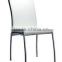TB classic chrome steel cheap dining chair metal design