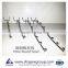 Chrome retail display hooks display saddle