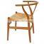 hans wegner solid wood design dining wishbone Y chair