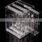 high clear stand style 3 drawers customized acrylic display rack wholesale