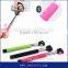 Hot sale smartphone selfie stick with bluetooth camera button, monopod selfie-stick