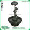 Sunnydaze Boy and Dog Fetching Water Outdoor Garden Fountain with LED Lights, 30 Inch Tall, Multi-Color,