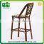 Bulk Discount Hard bamboo look bar chair rattan