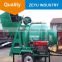 small portable concrete mixer machine with skip hoist hopper auotomaticly for doing house