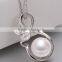 925 silver AAA freshwater pearl pendant jewelry