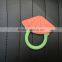 Food grade!! Fruit design baby teether silicone teether
