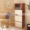 Modern 4 Cube Shelf With Doors