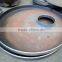 pressed flange plain steel piercing flat tubing dish head