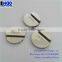 Customize pattern white color custom zinc alloy metal logo tag