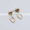 18K gold plated stainless steel bridal jewelry set in latest design