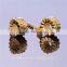 Elegant 18k Gold Plating 925 Silver Safty Chain Fine Jewelry Charm For European Bracelet