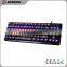 87 keys backlight metal mechanical gaming keyboard from JoTeck shenzhen