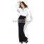 Pretty steps 2015 quality elegant womens beading collar cotton office wea shirt for OL