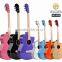 39 inch Caravan music Chinese plywood guitar colorful guitar HS3912