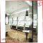 MDF Material Made Painted White Wall Mounted Sunglasses Display Stand