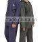 waterproof in heavy rain unisex pvc coated rain coats and bib pants or rain trousers