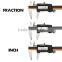 Electronic Digital Caliper Inch/Metric/Fractions Conversion 0-6 Inch/150 mm Stainless Steel