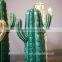 Decorative golden artificial cactus ceramic cactus