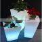 led garden light flower pots,planters /aluminum folding led portable flower pots