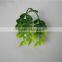 highly ornamental artificial green hedge for wall decor