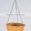 Set of 3 French Countryside Decorative Light Blue Willow Hanging Basket Planters