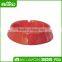 Round Shape Melamine Red Pocket Ashtray With 4 Holes