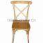 Antique Wood Cross Chair for Restaurant Furniture