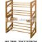 China 2015 Hot sell bamboo waterproof shoe rack, cheap shoe rack with New Design