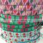 china colorful high density custom polyester jacquard weave ribbon