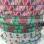 china colorful high density custom polyester jacquard weave ribbon