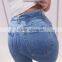 Classic High-Waist Slim Style New High Quality Fashion Casual Women Denim Jeans