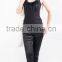 Ladies Black Vest Decorated With Feather 2015