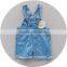 Wholesale Newborn Baby Girl Denim Jeans Burrs Overalls Shorts