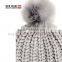 Comfortable A Faux Fur Pompom On The Top Simple Hat Pattern