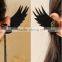 Gothic long tassel chain earrings,cute wings long ear cuff,girls cosplay comic earrings for no hole ears