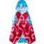 Custom soft cotton printing hooded towel