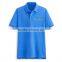 China Wholesale Price Embroidery Custom Blue Polo Shirt 100% Cotton Mens