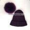 Myfur Winter High Quality Warm Wholesale Knitted Hats for Woman