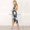 2017Guangzhou Wholesale summer One-piece Dress deep V sexy dress