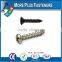 Made in Taiwan Phillips Recess Oval Countersunk Head Tapping Screw