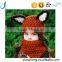 Hot Sale Winter Lovely Fox Crochet Beanie Hat Scarf Set for Baby