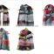 Colorful 100% Acrylic Pashmina shawl Winter Geometric Women Scarf Shawl RL-208