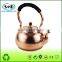 2017 Heavy Gauge 1mm Thick Hammered Copper Tea Pot Kettle Stovetop Teapot