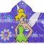 100% cotton children poncho towel printed velour