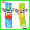 Kid Plush Stuffed Hand Bell Wrist Rattle Toy Baby Education Gift Toys