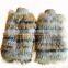 YR168 Latest Style Natural Color Genuine Raccoon Fur Leg Warmers