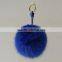 Small real fox fur Bag Pendant Car Key Chain Clothing Accessories 8 color