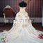 IN STOCK Off-The-Shoulder wedding dress sleeveless flower ball gown bridal dresses SW95